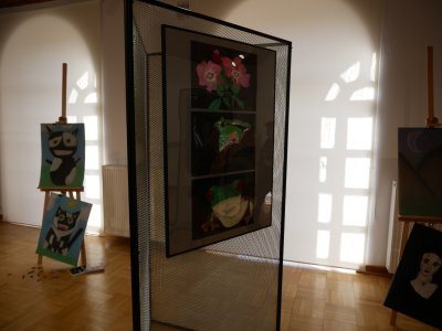 Otwarcie wystawy prac plastycznych